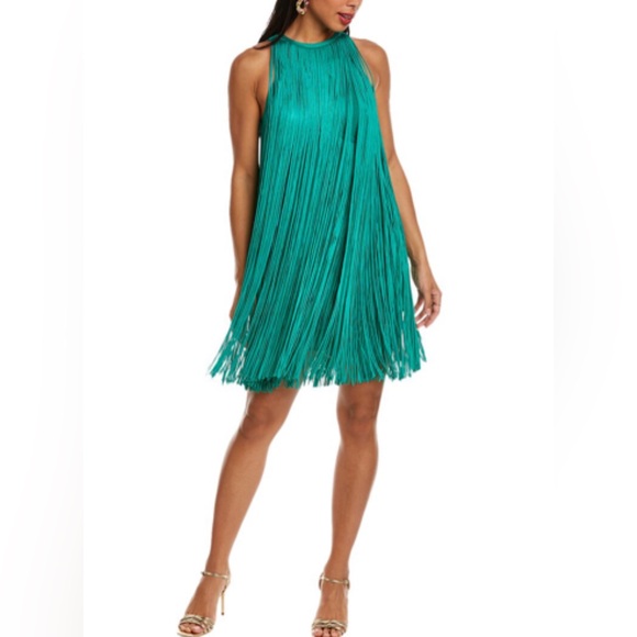 HERVÉ LÉGER Racer Fringe Mini Dress (NWT) - Picture 3 of 10